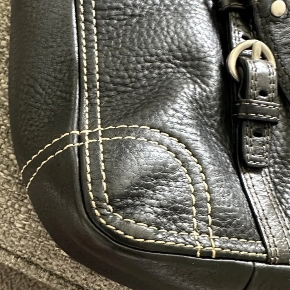 Coach Black Leather Bag